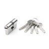 CILINDRO SEGURIDAD 30X50 NIQUEL DOBLE EMBRAGUE YL6