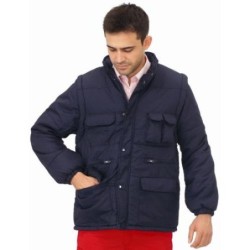 CHAQUETA ACOLCHADA M/DESMONTABLE 1026-MARINO 2XL