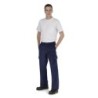PANTALON CON GOMA SANFOR MARINO ALGODON 46