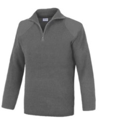 JERSEY CUELLO ALTO C/CREMALLERA GRIS JCC200GR- 2XL