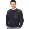 JERSEY CUELLO REDONDO BOLSILLO/REFUERZO S