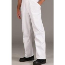 PANTALON CON GOMA MULTIBOLSILLOS TERGAL BLANCO 40