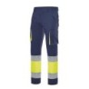 PANTALON STRETCH A.V. AZUL MAR/AMA.FLUOR T- L