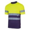 CAMISETA ALTA VISIBILIDAD AMA.FLUOR/MARINO T-2XL