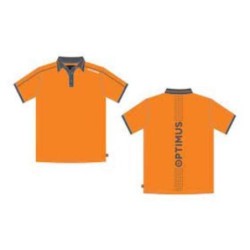 POLO CHICO MANGA CORTA NARANJA OPTIMUS S