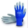 GUANTE NYLON AZUL POLIURETANO GRIS 500AZ URETAN-9