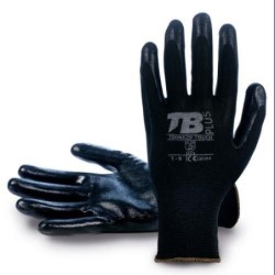 GUANTE POLIESTER S/COSTURAS NEGRO 700NG2P TOUCH-7