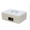 CAJA CAUDALES COMBINACION LOCK BLANCA 25X18X9CM