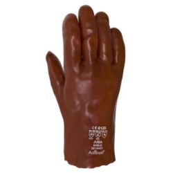 GUANTE PVC CON ALGODON 27 CM. 227-RI 8,5 PAR