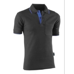 POLO TOP RANGE M/C NGR/AZLN.648 L