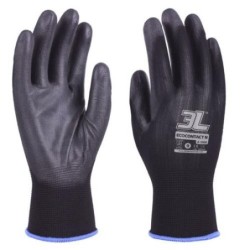 GUANTE PU NEGRO S/COSTURAS ECOCONTACT N A2000 T- 7
