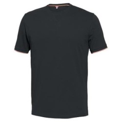 CAMISETA RAPALLO 100% COTONE NEGRO 8182 T-3XL