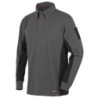 POLO STRETCH GRIS MANGA LARGA 8173 TALLA XXL