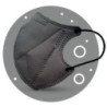 MASCARILLA REUTILIZABLE ERGONATURAL GRIS (BL-2UN)