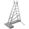 ESCALERA HOBBYLOT COMBI 2 TRAMOS 9 PELDAÑOS 1412