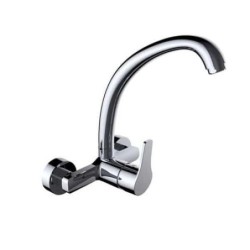GRIFO FREGADERO MURAL LATON CROMADO GO 40MM 98625