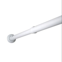 BARRA CORTINA BAÑO RECTA EXTENSIBLE 75-115