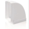 CODO RECT.HORIZ. TUBO EXTRACCION PVC 90   150X75MM