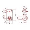 CERRADURA SOBREPONER 5056A/60 HE IZDA. LINCE