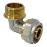 ENLACE COMPRESION CODO MULTICAPA DN25X1