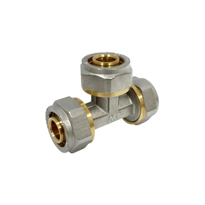 ENLACE COMPRESION T MULTICAPA DN25