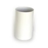 TUBO LISO 50 CM. 125 MM. ALUMINIO BLANCO