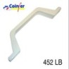 ASA ALUMINIO PARA CORREDERA BLANCO 452