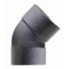 ENLACE CODO 45   MACHO PVC EVACUACION 40 MM