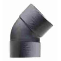 ENLACE CODO 45   MACHO PVC EVACUACION 32 MM