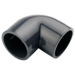 ENLACE CODO 90   HEMBRA PVC PRESION 20 MM