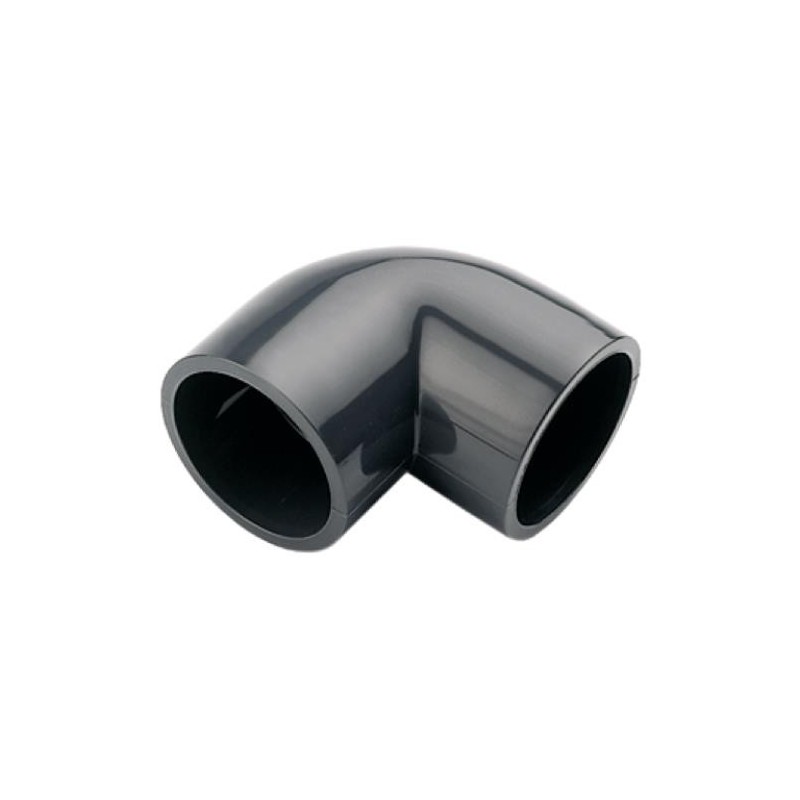 ENLACE CODO 90   HEMBRA PVC PRESION 32 MM