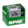 TORNILLO SPAX C/PL POZI BRICO. 3.0X12 C/300 UDS