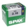 TORNILLO SPAX C/PL POZI BRICO. 3.0X16 C/300 UDS