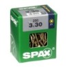 TORNILLO SPAX C/PL POZI BRICO. 3.0X30 C/250 UDS