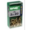 TORNILLO SPAX C/PL POZI BRICO. 3.5X20 C/25 UDS