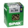 TORNILLO SPAX C/PL POZI BRICO. 3.5X25 C/250 UDS