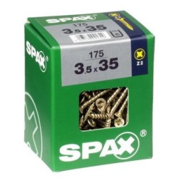 TORNILLO SPAX C/PL POZI BRICO. 3.5X30 C/200 UDS