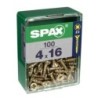 TORNILLO SPAX C/PL POZI BRICO. 4.0X16 C/100 UDS