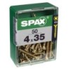 TORNILLO SPAX C/PL POZI BRICO. 4.0X35 C/50 UDS