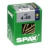TORNILLO SPAX C/PL POZI BRICO. 4.0X45 C/100 UDS
