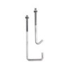 GANCHO VARILLA GALVANIZADO 6/METRICA-7 170X44X20