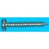 TORNILLO ROSCA CHAPA C/ALOMADA 2,90X9,5 ZN BL.