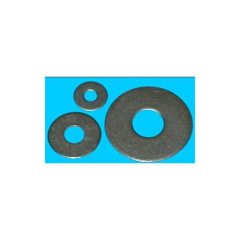 ARANDELA PLANA ANCHA METRICA 4 ZN. BLISTER