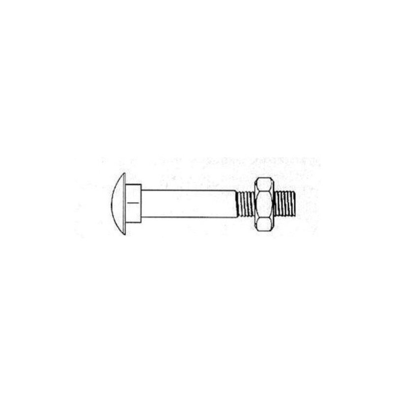 CENT. TORNILLO CINCADO DIN-603 METRICA-8X20