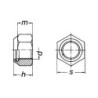 TUERCA SEGURIDAD DIN-985 INOX. A-2 10 (CENT.)