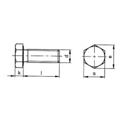 TORNILLO EXAGONAL DIN-933 INOX. A-2 12X70 (CENT.)