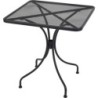 MESA JARDIN GRIS ALUMINIO 70X70CM. X81000050