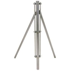 POSTE ESQUINERO CON TENSOR GALVANIZADO 1 M.