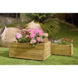 JARDINERA MADERA RECTAN.40X100X50 NORTGAIA 2013825