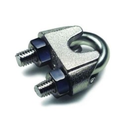 SUJETACABLES DIN 741 GALVANIZADO M 8 2 UDS